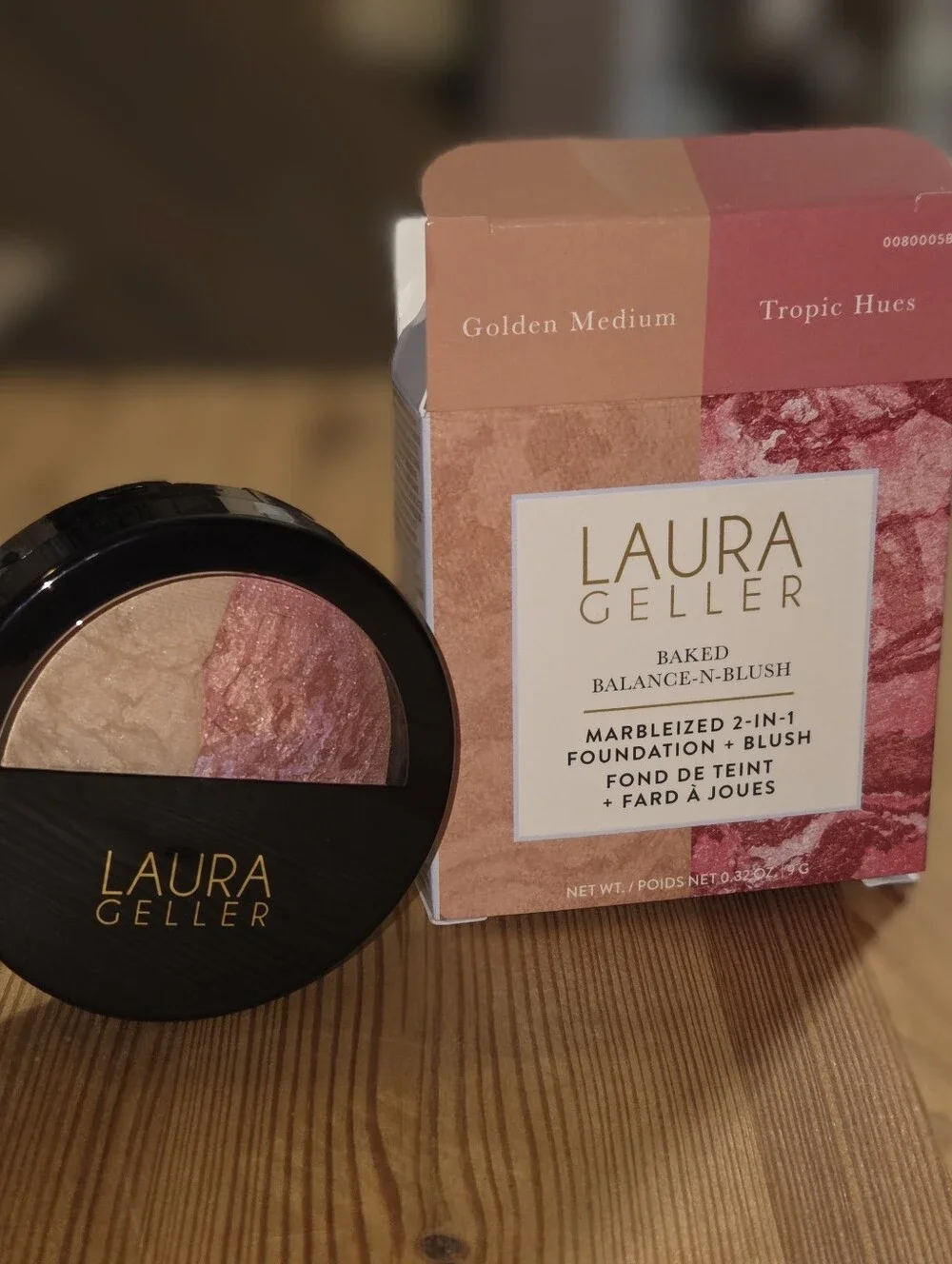Laura Geller Baked Balance-N-Blush Marbleized 2-in-1 Foundation and Blush